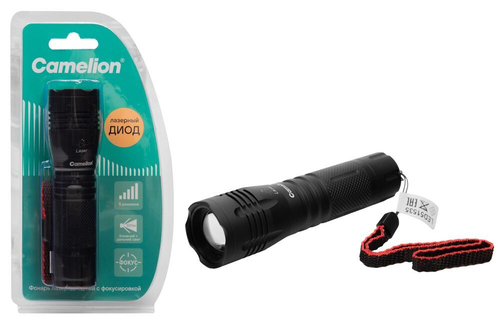 Фонарь CAMELION LED с лазерным диодом LED51535 LD ZOOM 5 реж 3XLR03 алюмин., вид