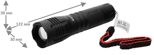 Фонарь CAMELION LED с лазерным диодом LED51535 LD ZOOM 5 реж 3XLR03 алюмин., детальное фото