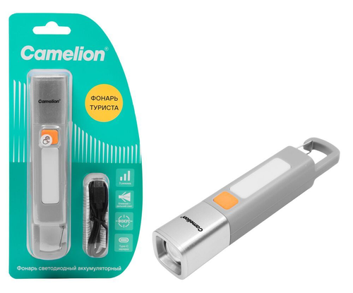 Фонарь CAMELION LED аккумуляторный LED29362 3,7В LED+SMD 2Вт 3 режимаType -, картинка