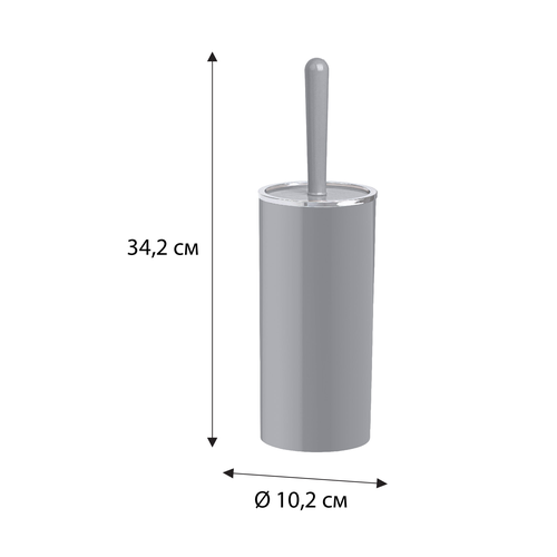 Ерш FIXSEN напольный round gray серый, пластик, фотография