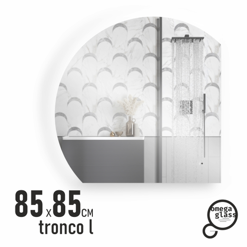 Зеркало OMEGA GLASS с подсветкой Tronco L 85х85, крупный план