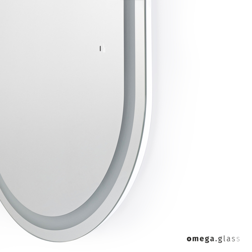 Зеркало OMEGA GLASS с подсветкой Jumbo U 55х140, вид