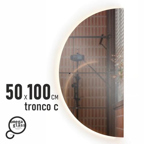 Зеркало OMEGA GLASS с подсветкой Tronco C 50х100, крупный план