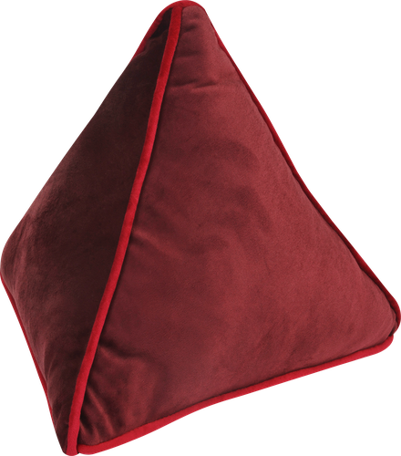 Подушка декоративная HOMECLUB Velvet треугольник, бежевая, Арт. CJ1224-3, картинка