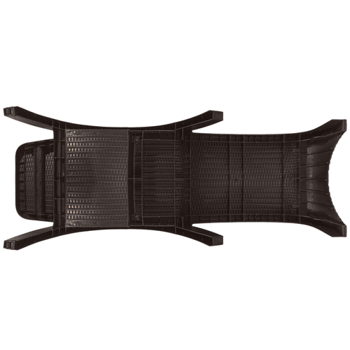 Шезлонг OLA DOM Rattan, коричневый 187х73х44см, 13,5кг, изображение