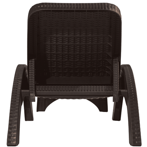 Шезлонг OLA DOM Rattan, коричневый 187х73х44см, 13,5кг, вид