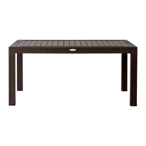 Стол садовый OLA DOM Rattan прямоугольный, коричневый, 160х95х75см, 30кг, фото