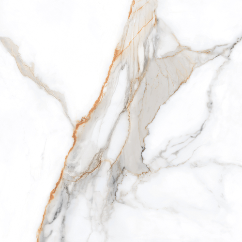Керамогранит ETRENAL Marble Warm белый 60X60см 1,44м², крупный план