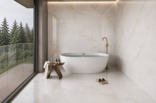 Керамогранит ETRENAL Onyx Lightning бежевый 60X120см 1,44м², изображение