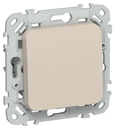 Выключатель IEK Flite 1-кл. прох. 10А ВС61-1-0-ФлЛ льн., детальное фото