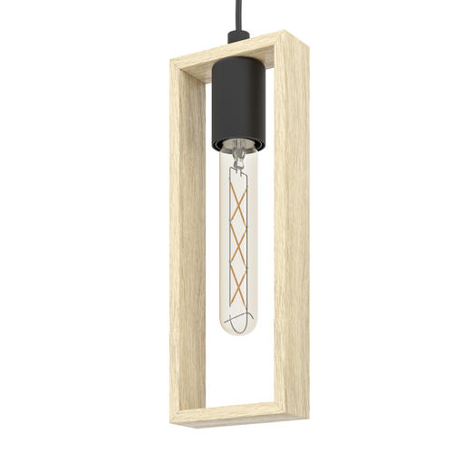 Cветильник EGLO Подвесной потолочный littleton, 1x40we27, l110, b100, h1100,, изображение