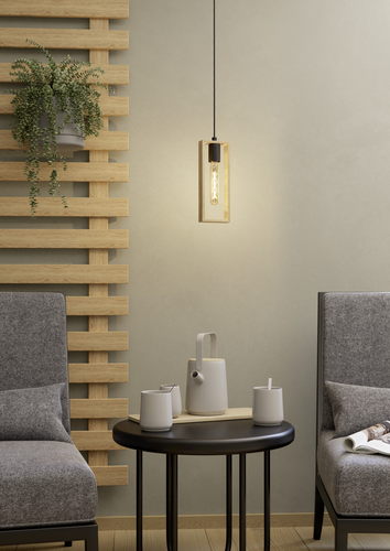 Cветильник EGLO Подвесной потолочный littleton, 1x40we27, l110, b100, h1100,, вид