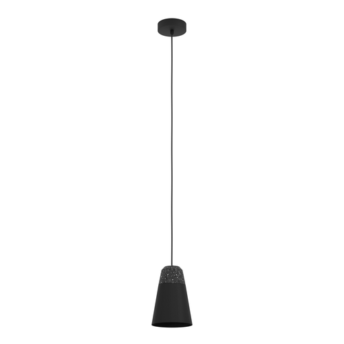 Cветильник EGLO Подвесной потолочный canterras, 1x40w, e27, h1100, d150, ста, вид
