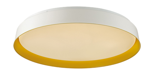 Светильник СОНЕКС настенно-потолочный led 70вт 3000-6000к пластик/желтый d510, изображение