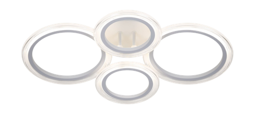 Светильник потолочный ЭРА светодиодный Модерн Ring CLL-1-59W 3K-6,5K RC WH с ДУ бел, фото
