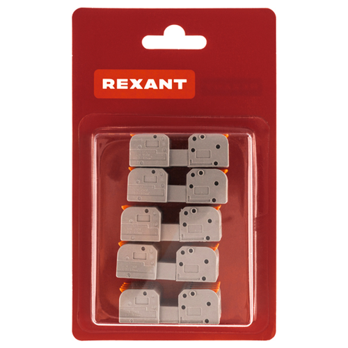 Клемма REXANT смк 222-424r проходн разъемная 4 полюса серая 0,2-2,5/4мм² (, картинка