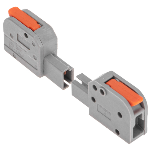 Клемма REXANT смк 222-421r проходн разъемная 1 полюс серая 0,2-2,5/4мм² (б, детальное фото