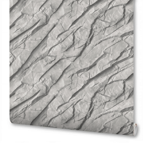 Обои виниловые WALLSECRET BASIC WallSecret Karelia 9135-13 серый 1,06х10,05 м, фотография