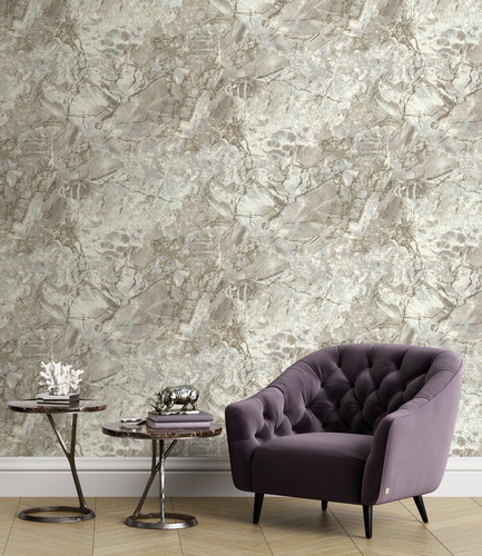 Обои флизелиновые EURO DECOR Euro Decor Lucerna 7318-12 коричневые, фото