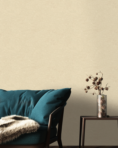 Обои флизелиновые EURO DECOR Euro Decor Linen 7337-08 бежевые, крупный план