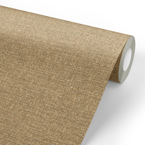 Обои флизелиновые EURO DECOR Euro Decor Linen 7337-06 коричневые, крупный план