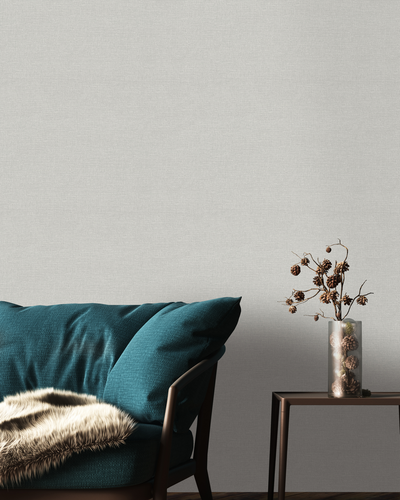 Обои флизелиновые EURO DECOR Euro Decor Linen 7337-11 серые, крупный план