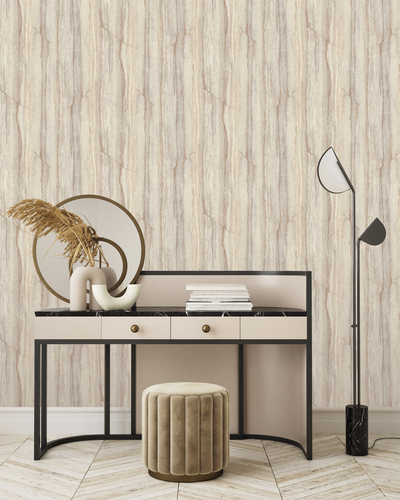 Обои флизелиновые EURO DECOR Euro Decor Pietra 7333-02 бежевые, крупный план