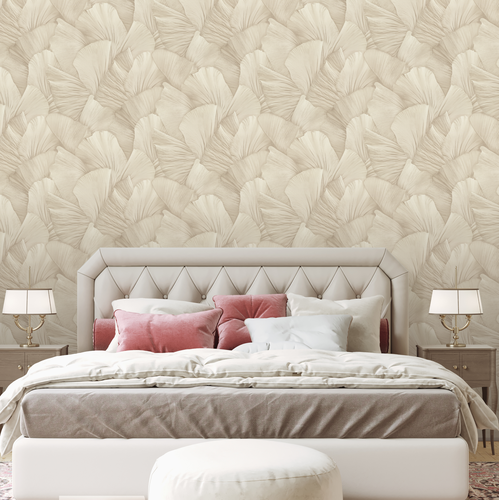 Обои флизелиновые EURO DECOR Euro Decor Serena 7343-01 бежевые, вид