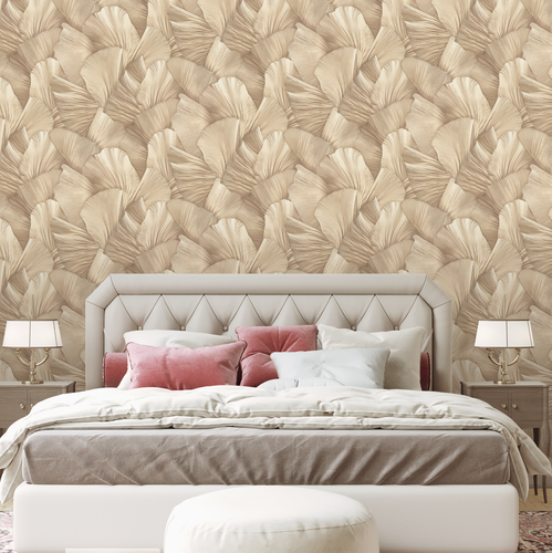 Обои флизелиновые EURO DECOR Euro Decor Serena 7343-12 коричневые, детальное фото