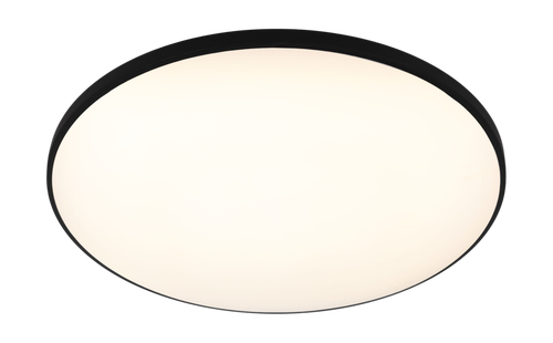 Светильник ЭРА настенно-потолочн led классик с ду spb-6 bk 80w-3k-6,5k-r sl, фотография