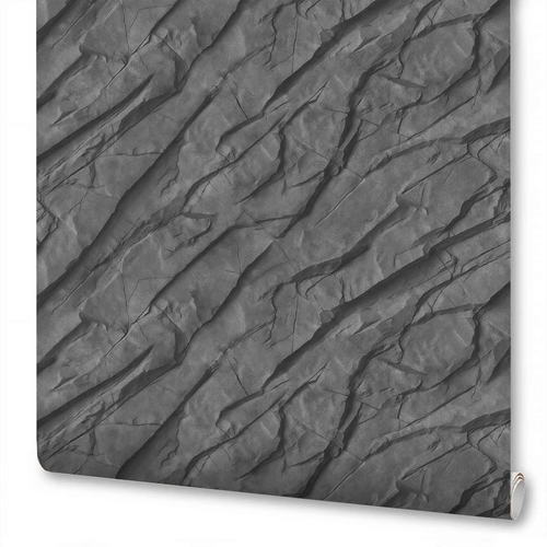 Обои виниловые WALLSECRET BASIC WallSecret Karelia 9135-15 графит 1,06х10,05 м, изображение