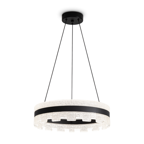Светил.подвесной FREYA FR6241PL-L84B Orio Черный LEDх84, крупный план