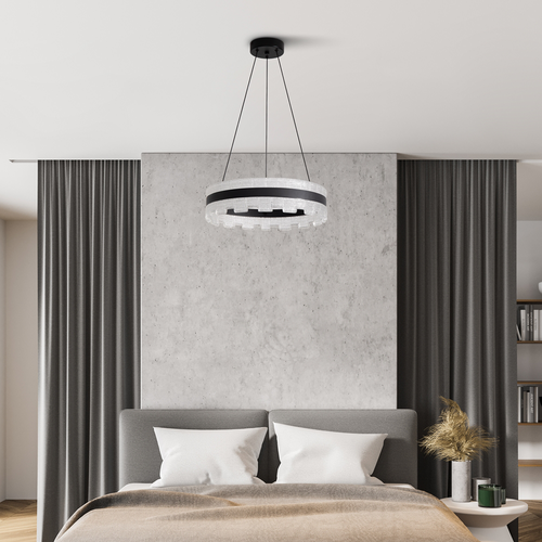 Светил.подвесной FREYA FR6241PL-L84B Orio Черный LEDх84, детальное фото