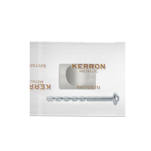 Ручка-кнопка KERRON матовый хром, картинка