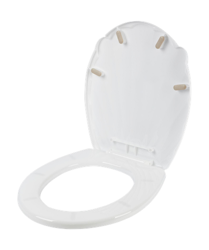 Сиденье для унитаза KEEPLEX light 41,9х36,3х4,5см белое облако, детальное фото
