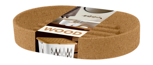 Мыльница KEEPLEX wood 12x8,3x2см, крупный план
