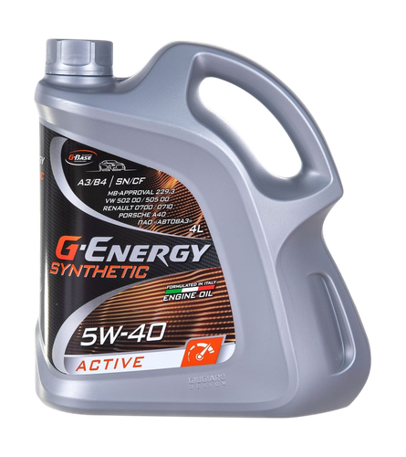 Масло моторное синтетическое G-ENERGY Synthetic super start 5W-40, 4л, изображение