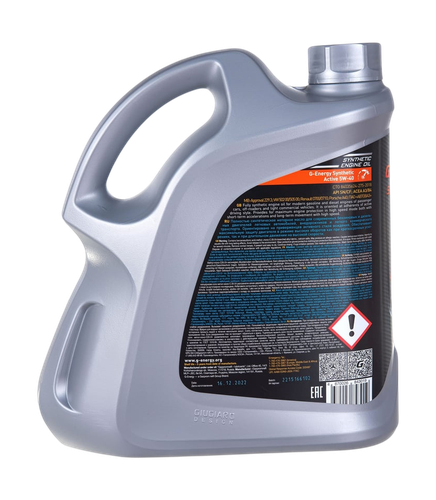 Масло моторное синтетическое G-ENERGY Synthetic super start 5W-40, 4л, фото