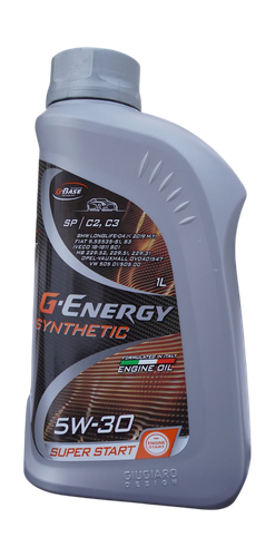 Масло моторное синтетическое G-ENERGY Synthetic super start 5W-30, 1л, вид