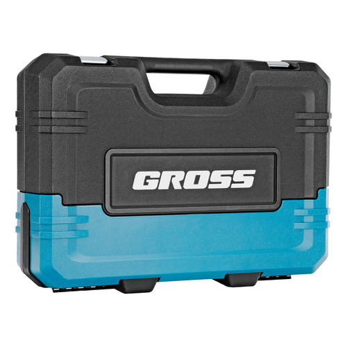 Набор инструментов GROSS 1/4", 1/2", CrV, 120 зубьев, 76 предметов, фотография