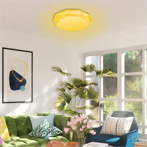 Светильник LEEK с/д настен-потолочн LE LED CLL Diamond 85W RGB (модель СЛЛ 0, изображение