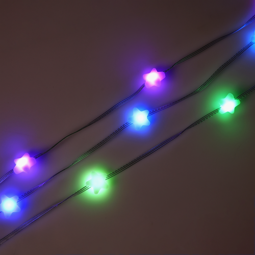 Электрогирлянда HOMECLUB Умные Звезды/Снежинки 33LED, 5м, RGB, управление Bluetooth, IP20, фотография