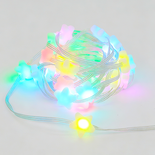 Электрогирлянда HOMECLUB Умные Звезды/Снежинки 33LED, 5м, RGB, управление Bluetooth, IP20, детальное фото