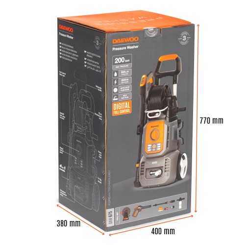 Мойка DAEWOO высокого давления DAW 675 FULL CONTROL, картинка