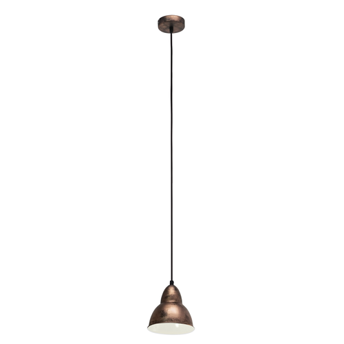 Светильник EGLO Подвесной потолочный TRURO, 1х60W (E27), медный состаренный, картинка