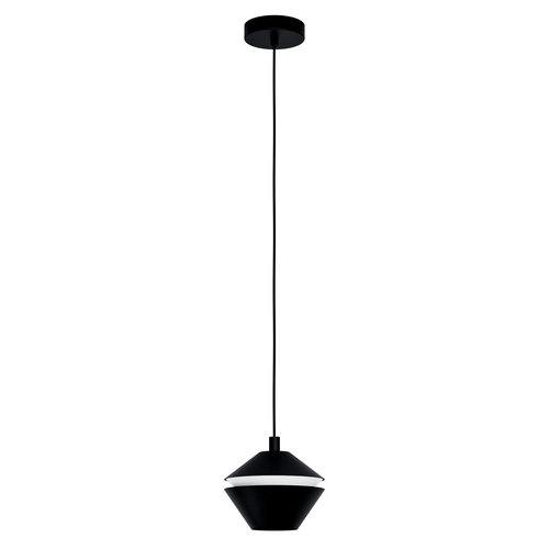 Светильник EGLO Подвесной потолочный PERPIGO, 1X5W(GU10-LED), черный/пластик, фотография