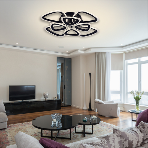 СВЕТИЛЬНИК С/Д ПОТОЛОЧНЫЙ LEEK LE LED CLL SANSA 100W BLACK, изображение