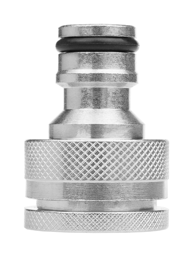 Адаптер MASTERPROF с переходником 1/2"–3/4", латунь, крупный план