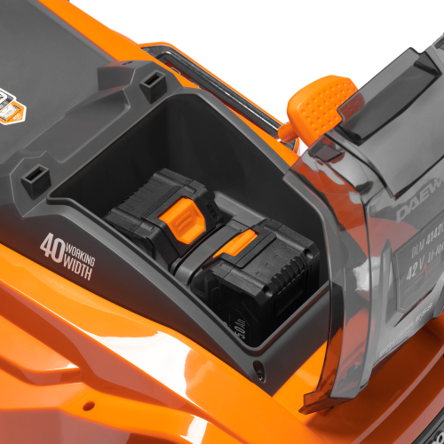 Газонокосилка аккумуляторная DAEWOO Dlm 4142Li Set, фотография