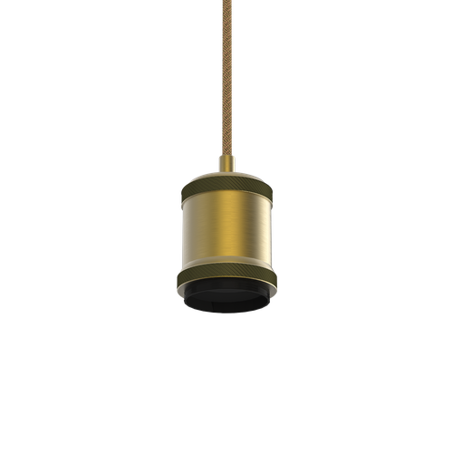 Светильник GAUSS подвесной Decor PL022 бронзовый E27, 1 м, 1/40, крупный план
